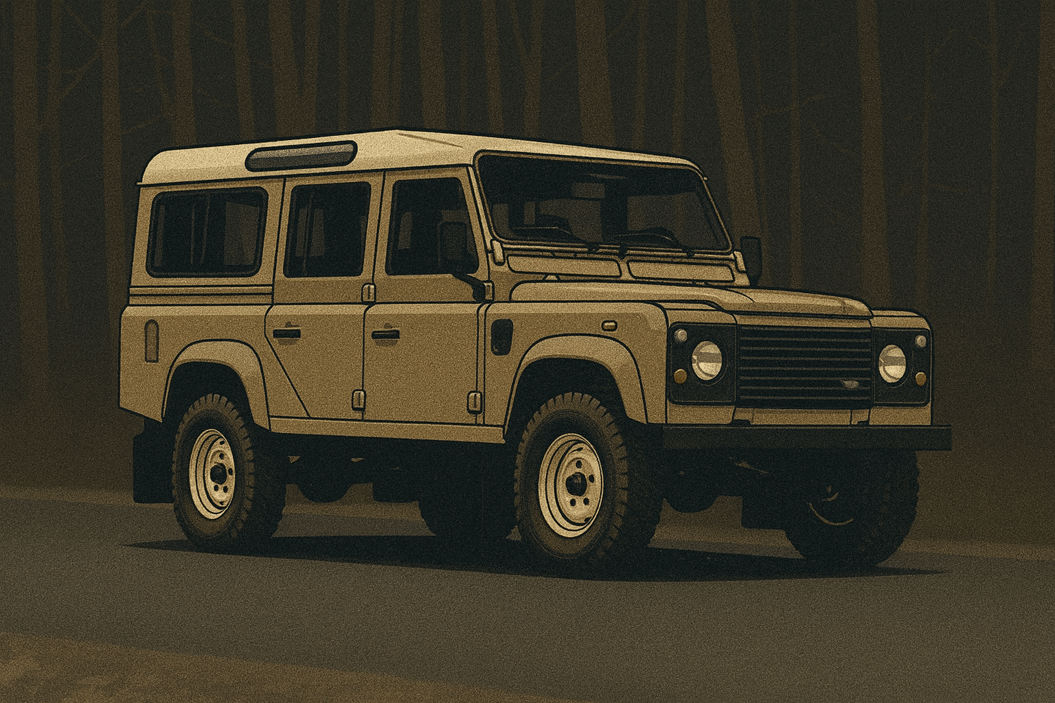 Arran Beige 1994 Defender 110 200tdi